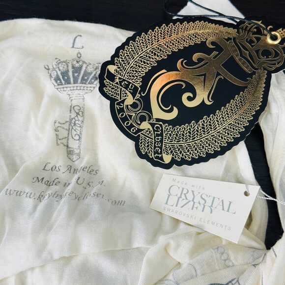 Key Closet Top Womens Large Frenchie Bulldog Tank Rhinestone Swarovski Crystal - Picture 6 of 9